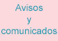 Avisos y comunicados